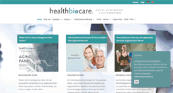 Desktop Screenshot of healthbiocare.com
